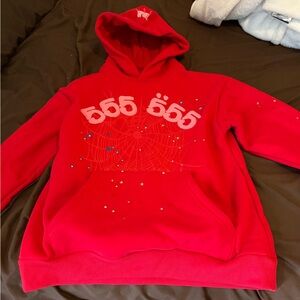 COPY - 555 red sp5der hoodie